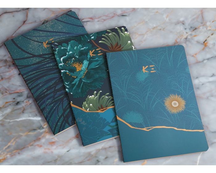Clairefontaine Kenzo Notebook Collection - A5 - Lined - Assorted Designs