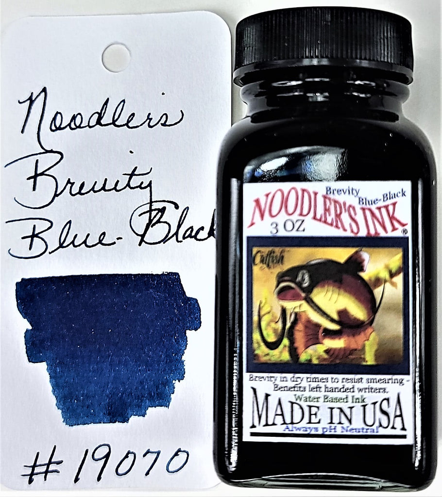 Noodler's  Ink Fountain Pen bottled ink - 19070 Brevity Blue Black 3oz (90ml)