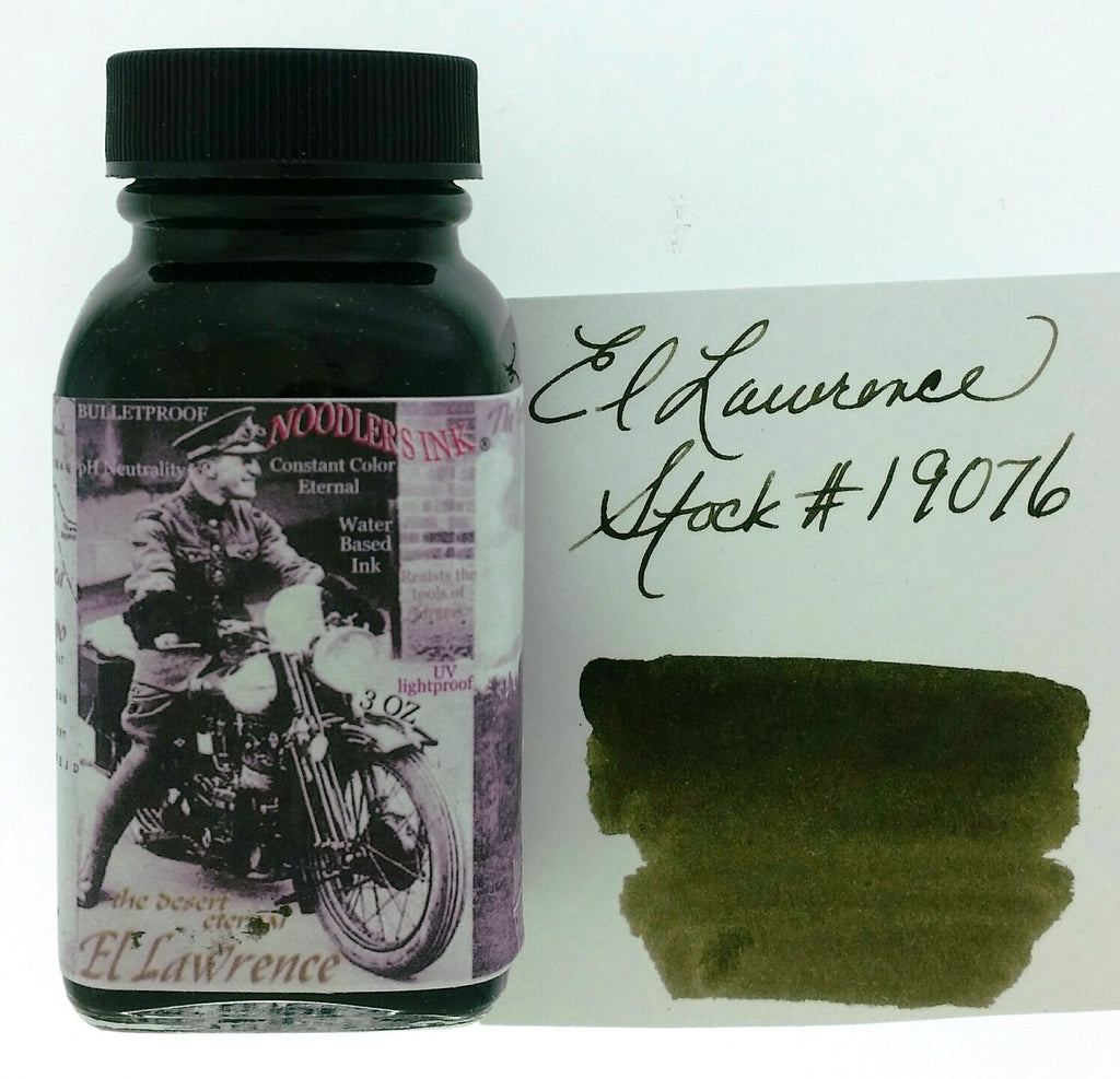 Noodler's Ink fountain pen Ink  El Lawrence - 3oz (90ml) For Brush Ink