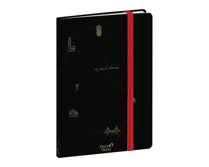 Quo Vadis - My Travel Notebook - Pre-Printed Pages for Organizing and Tracking