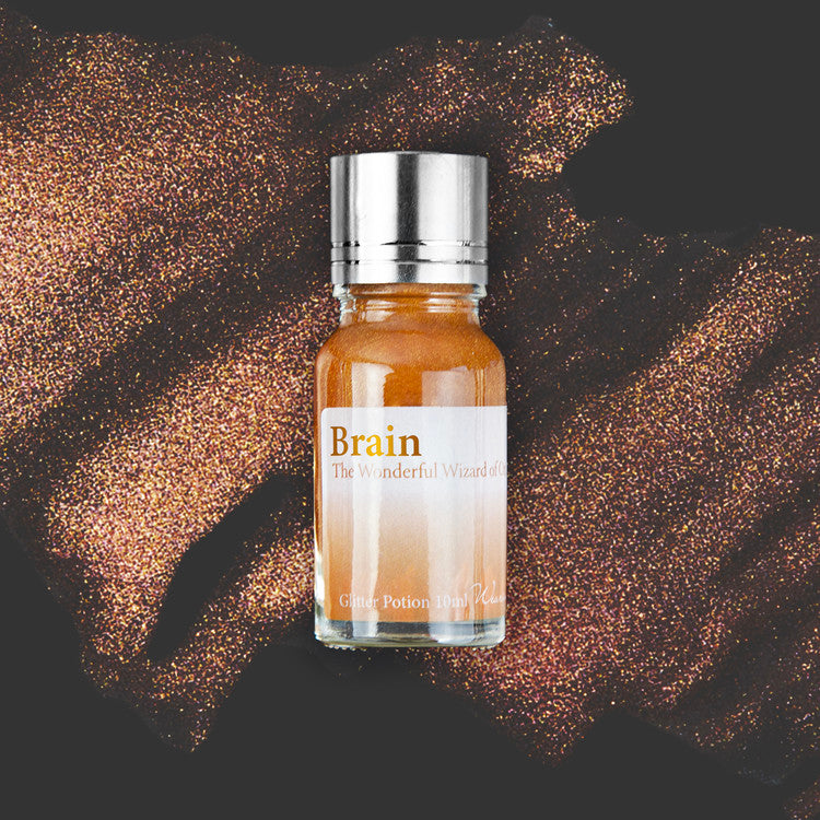Wearingeul Fountain Pen ink -Brain (Wizard of Oz) Glitter Potion 10ml