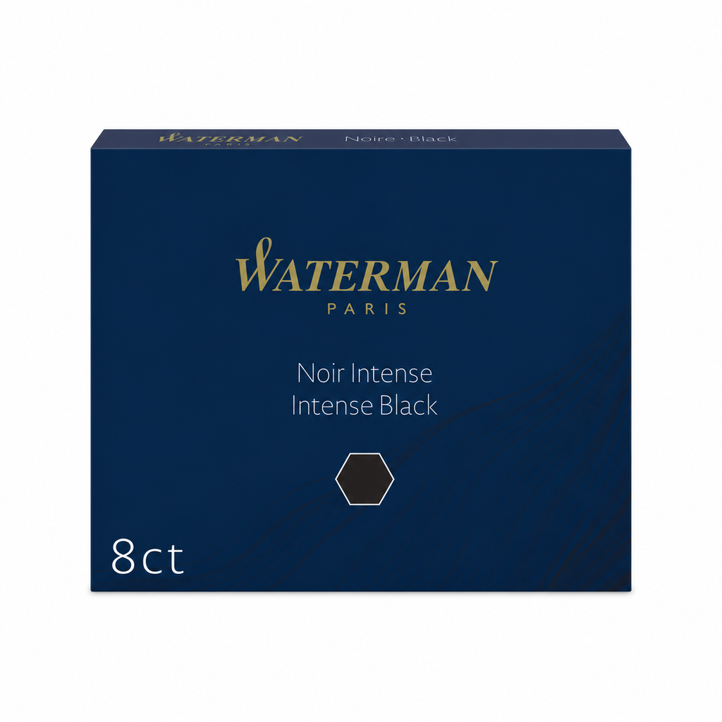Waterman Long International Fountain Pen Ink Cartridges-8ct each pack