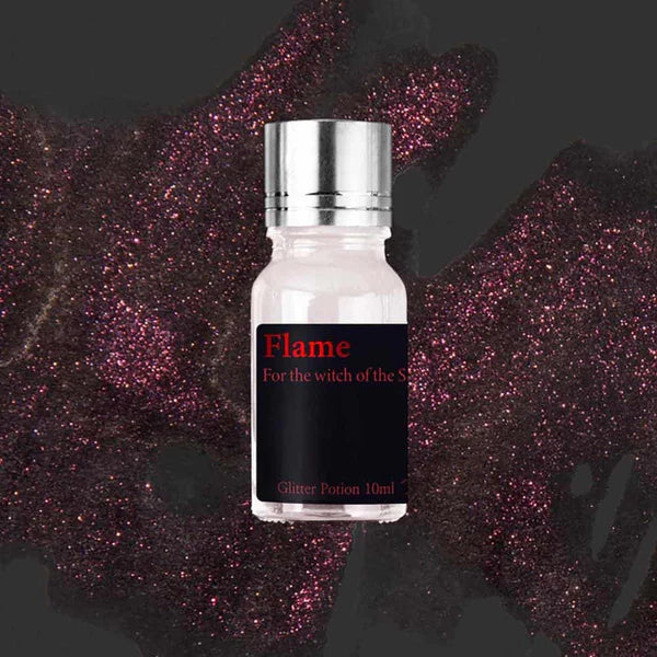 Wearingeul Fountain Pen ink- Becoming Witch - Flame t Glitter Potion