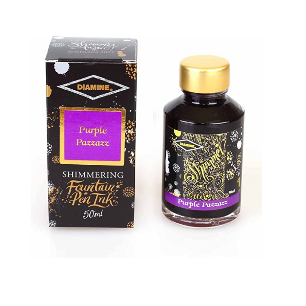 DIAMINE Purple Pazzazz  50 ml Shimmer Fountain Pen Ink