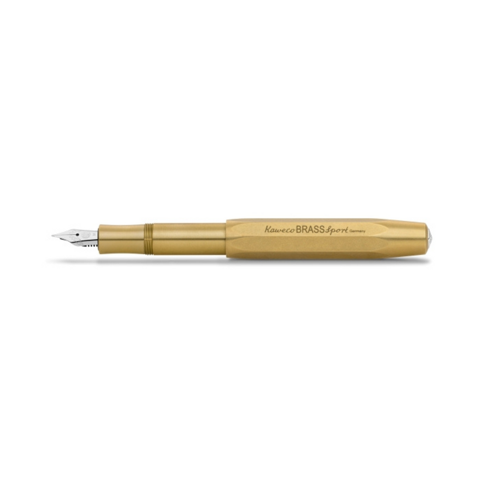 KAWECO-  BRASS SPORT Fountain Pen- Broad Nib