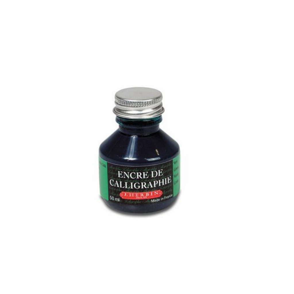 Herbin - Calligraphy Ink -  Green - 50ml Bottle